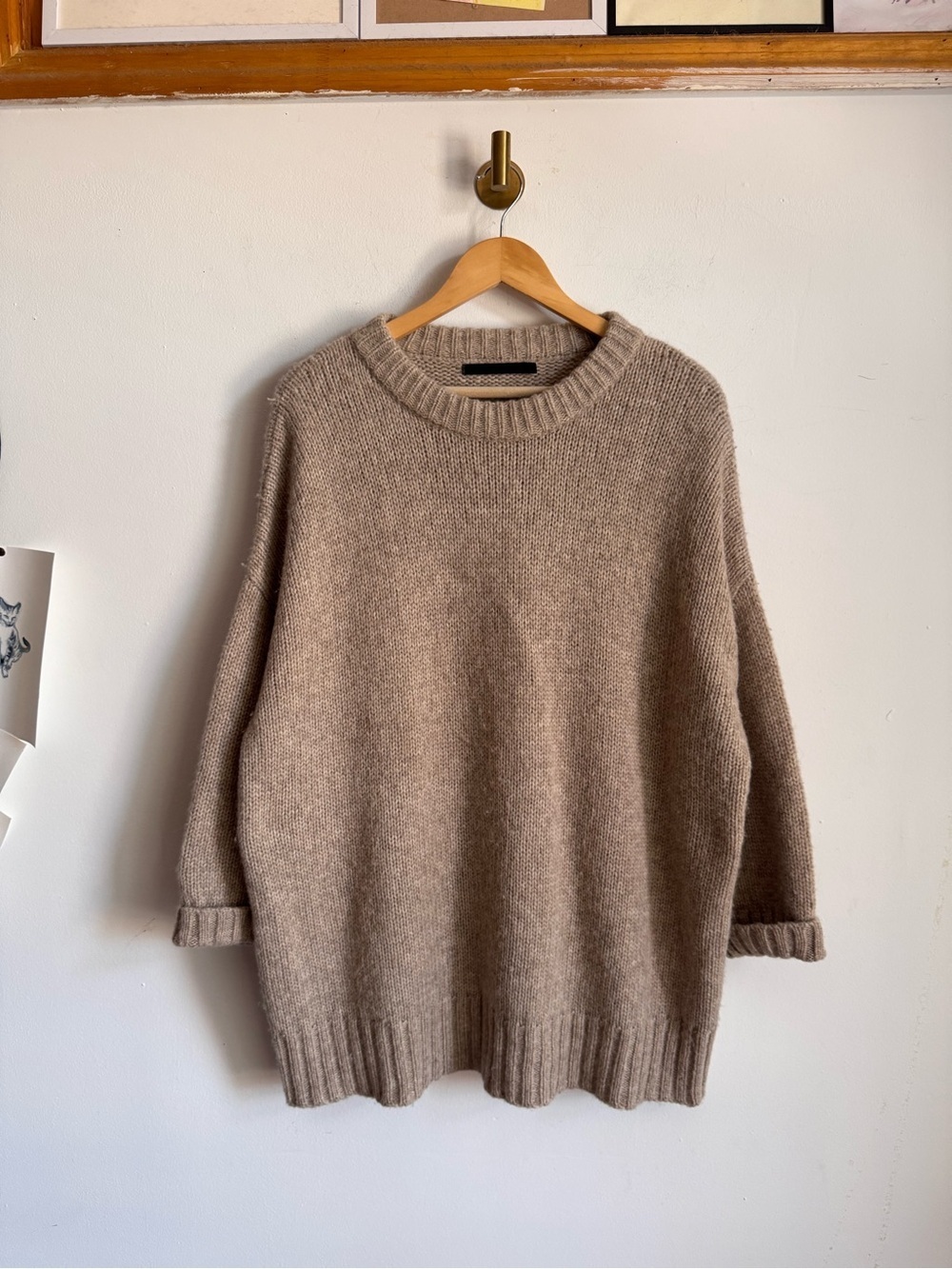 Jenni Kayne Alpaca Cocoon Crewneck Sweater M - Picture 3 of 11